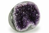 Sparkly Deep-Purple Amethyst Geode - Uruguay #378218-1